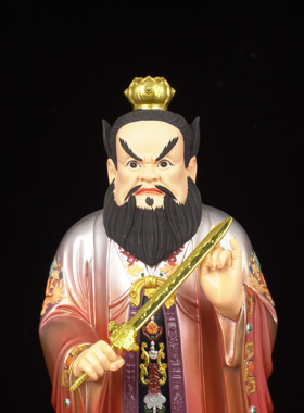 张天师像龙虎山张道陵道士真身正一真人树脂居家供奉家用神像摆件