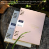 2026 new loose-leaf book with high appearance and pearlescent retro loose-leaf book A5b5 does not hurt the hand notepad removable notebook sub-shell binder for junior students with horizontal line square loose-leaf paper replacement core