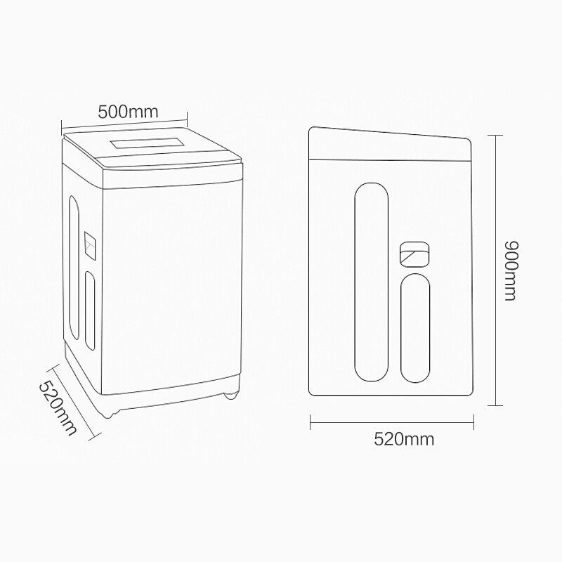 海尔统帅全自动波轮小型家用洗衣机 海尔虹图洗衣机