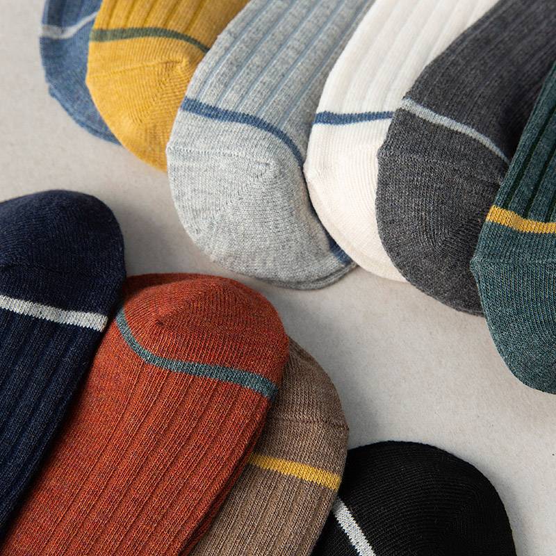 10 pairs] Socks for men with low top solid color - 图3