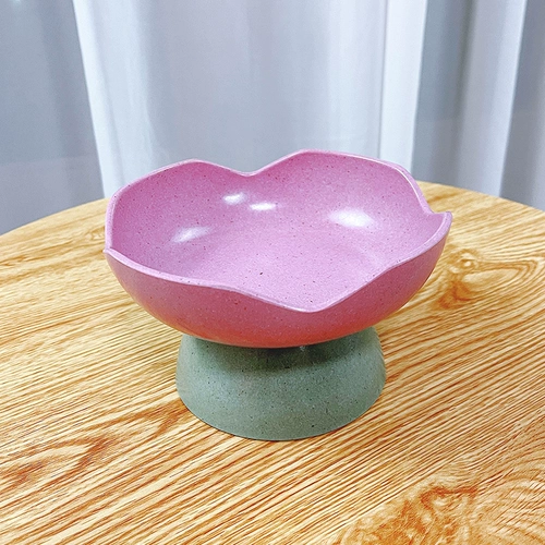 Кошачья чаша бассейн кошачий защита, защищающий шейные кошки бассейн кошки двойная миска для животных продукты плоская лицевая чаша, миска Ганно высокая собака