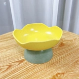 Кошачья чаша бассейн кошачий защита, защищающий шейные кошки бассейн кошки двойная миска для животных продукты плоская лицевая чаша, миска Ганно высокая собака