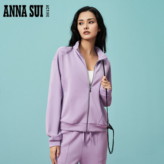 ANNASUI вязаный жакет с зефирным воротником-стойкой