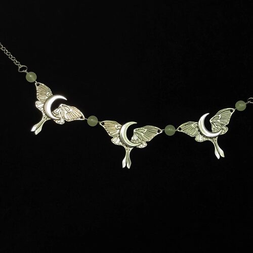 Vintage古着 Moon Night Moth Dream项链 - 图1