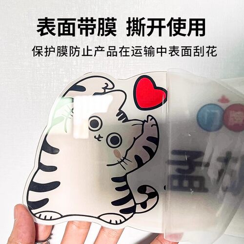 温馨提示标识牌定制logo小标牌定制亚克力广告牌指示牌门牌卡通创意标语墙贴告示牌警示牌标语展示牌墙贴定做 - 图2