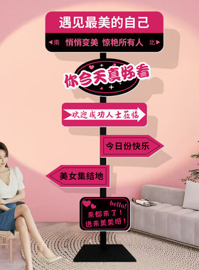 【全网热销】网红打卡指示路牌