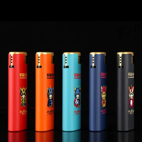 Мужская трендовая ветрозащитная одноразовая зажигалка, делается под заказ, с печатью вашего логотипа