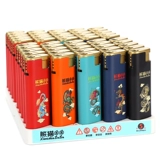 Мужская трендовая ветрозащитная одноразовая зажигалка, делается под заказ, с печатью вашего логотипа