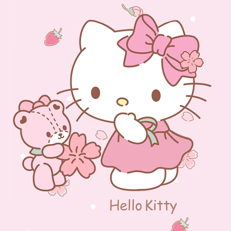 摩托电动机车汽车贴纸卡通个性KT猫小熊花车窗车身划痕遮挡装饰贴 - 图1