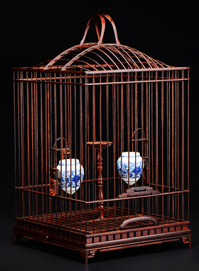 八哥红木绣眼亮笼印度小叶紫檀