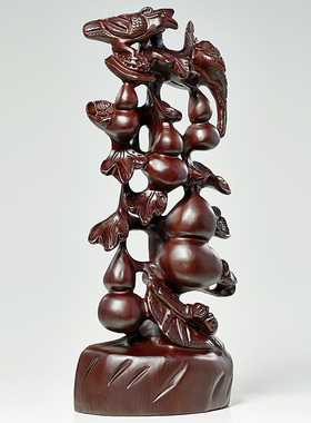 刺史非洲黑檀木五福临门