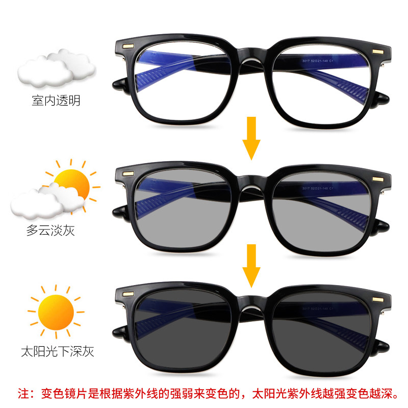 新款变色老花镜看远看近能开车墨镜 越年轻老花镜