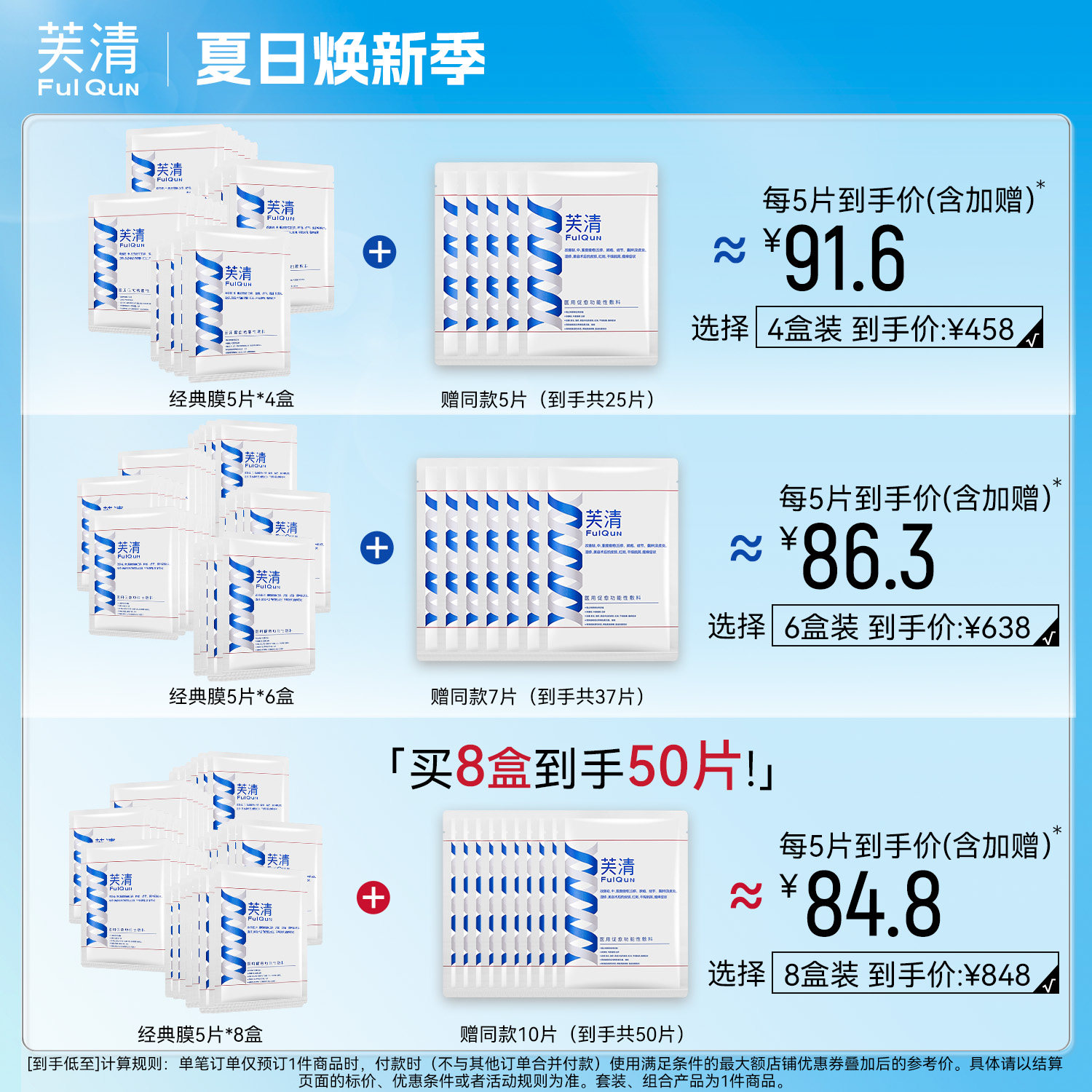 【双十一抢先加购】芙清经典膜医用祛痘敷料闭口粉刺痤疮械非面膜