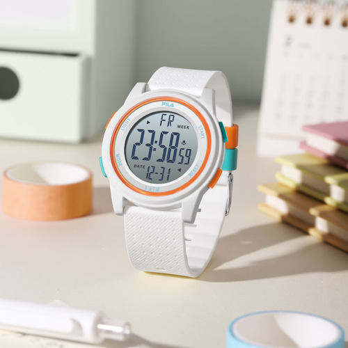 FILA斐乐电子手表女款学生初高中只看时间夜光运动男款表礼物6658 - 图3