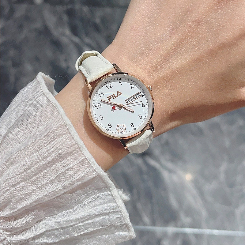 FILA斐乐手表学生初高中考试专用夜光只看时间指针女生日礼物6739,淘宝优惠券,粉丝福利购,淘宝优惠卷