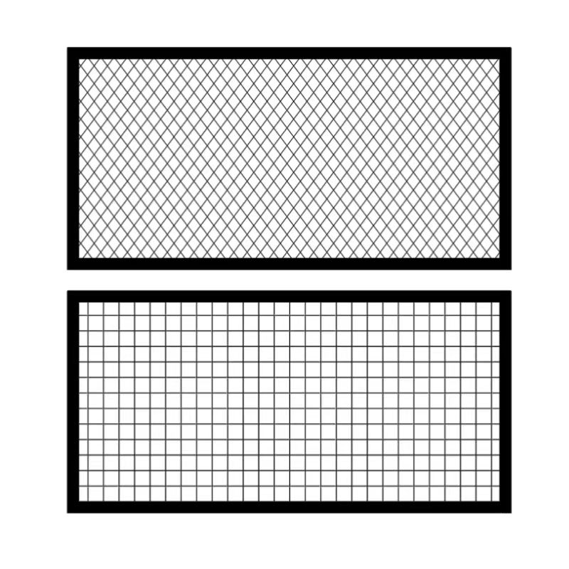 定做菱形网格网片铁丝网吊顶铁艺网格屏风隔断铁网格网工业风铁网-图3