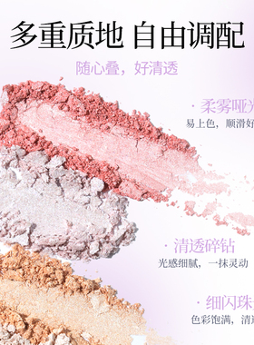 戈戈舞九色眼影盘珠光茶棕盘哑光大地色系粉棕高光修容日常淡妆女