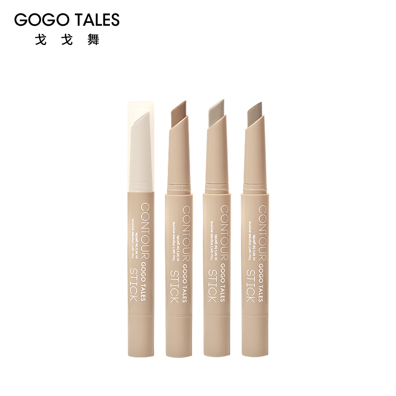 戈戈舞单色哑光修容棒侧影鼻影阴影人中笔立体高光修容笔平价女 - 图3
