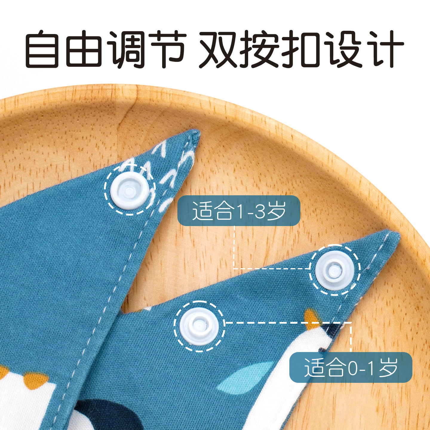 婴幼儿口水巾a类纯棉三角巾围嘴男女宝宝抗菌防水围脖围兜0-36月,淘宝优惠券,粉丝福利购,淘宝优惠卷