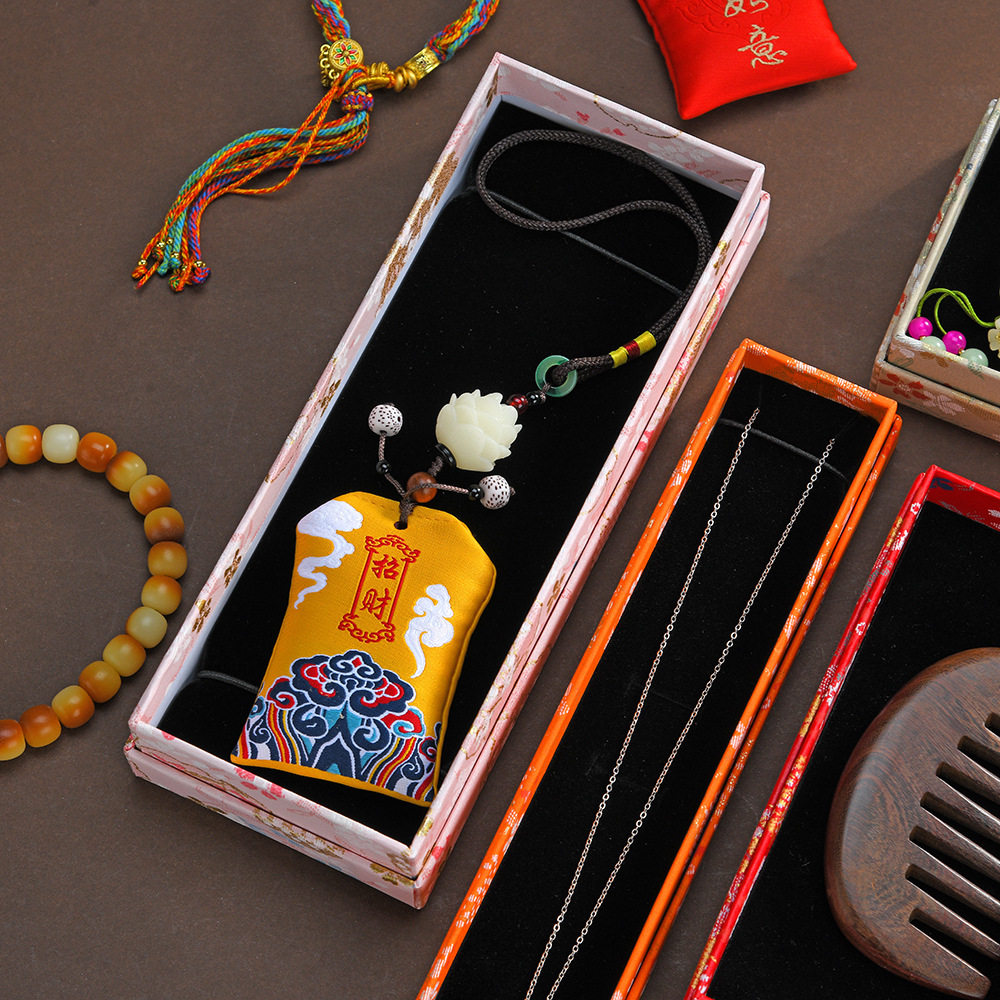 2026国风天地盖纸质包装盒精美彩色锦绘中国红挂饰礼盒头梳饰品盒,淘宝优惠券,粉丝福利购,淘宝优惠卷
