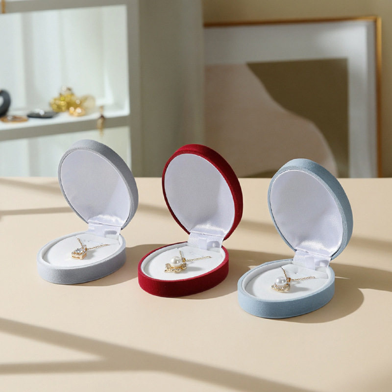 Ring jewelry velvet necklace jewelry packaging box