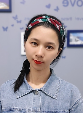 春夏波西米亚风雪女士发带