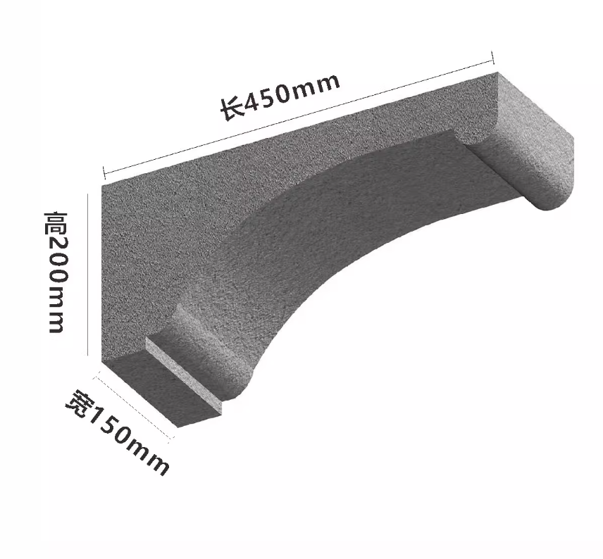 梁托成品定制eps梁托外墙装饰泡沫牛腿别墅自建房欧式中式屋檐-图2