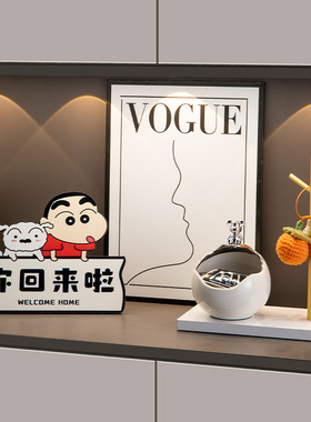 小熊收纳玄关客厅桌面摆件