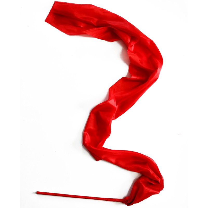 彩带舞彩带带棒彩绸广场舞七彩甩绸红绸子成人儿童彩带运动会道具 - 图3