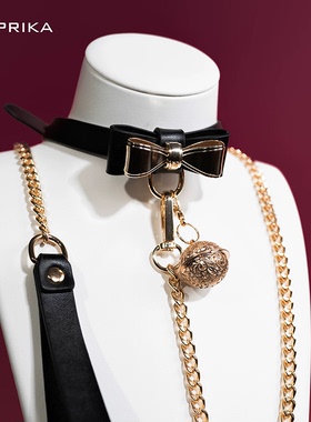 蝴蝶结项圈定制刻字皮质choker复古颈环puppy小狗链k8k9牵引绳