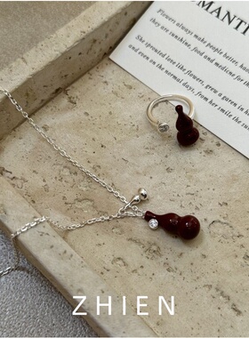 S925纯银葫芦项链轻奢高级锁骨链