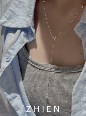 S925纯银仙女链可调节项链