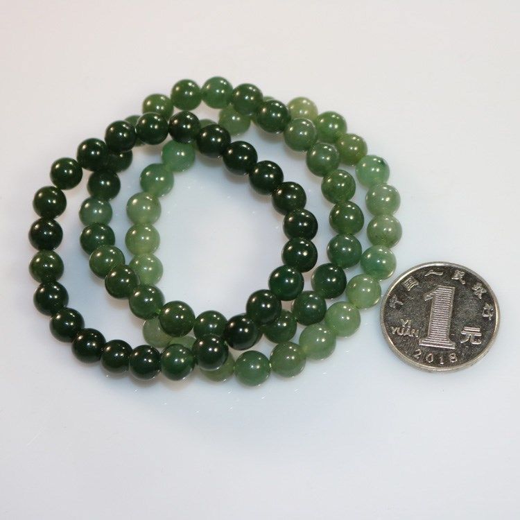 正品老坑天然冰种翡翠珠子缅甸手链 冬饰尚品手链