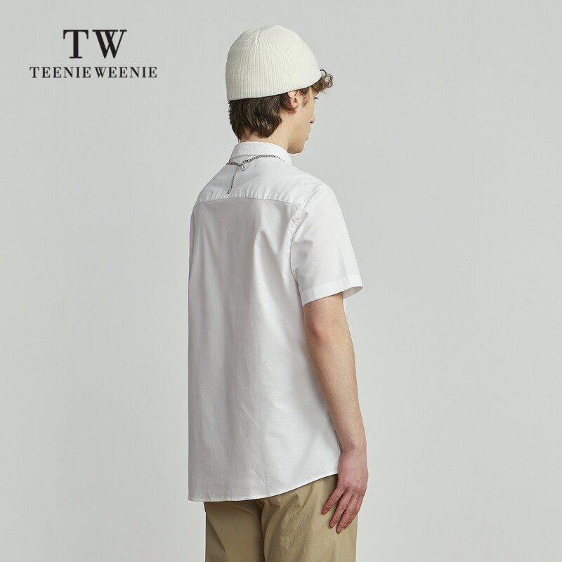 teenieweenie小熊男装新款纯色衬衫 teenieweeniemen衬衫