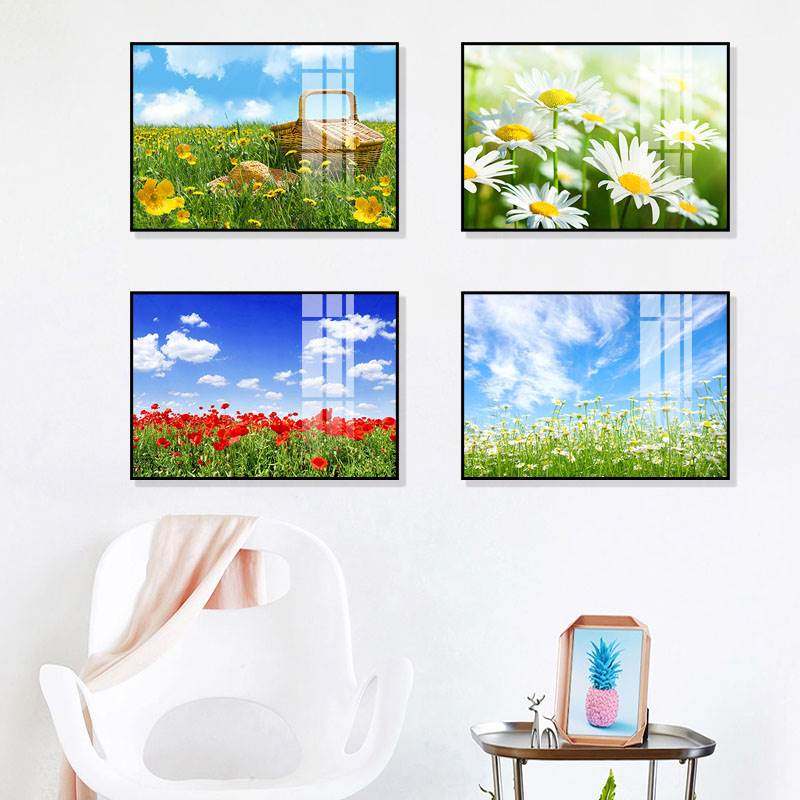 风景装饰画田园风格挂画饭厅餐厅壁画房间卧室床头儿童房现代简约,淘宝优惠券,粉丝福利购,淘宝优惠卷
