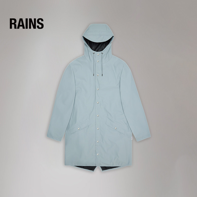 Rains 中长防风防水面料夹克风衣外套旅行男女Long Jacket/12020,淘宝优惠券,粉丝福利购,淘宝优惠卷