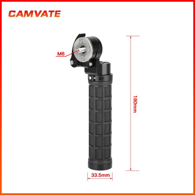 CAMVATE 通用橡胶手柄阿莱 齿轮M6螺丝安装座手柄 2984 - 图1