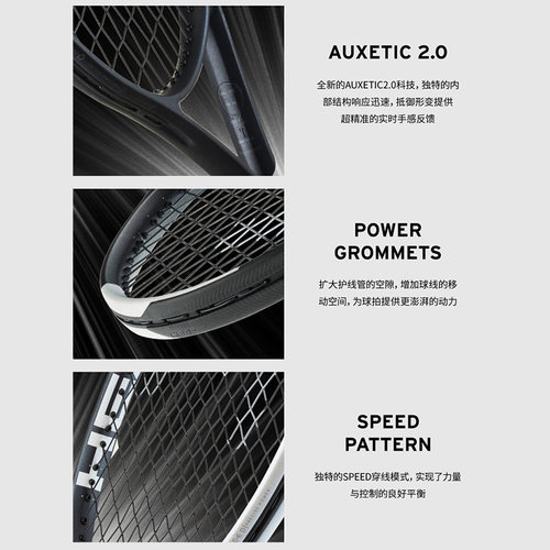 head海德L5 SPEED专业网球拍2026新款MP/Pro辛纳小德专属战拍 - 图1