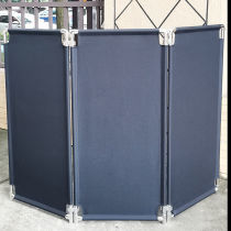 SoundControl Desk Surround Sound Bench Fence Performance Enclosure Light Equipment Guardrails Acting folding 60X120CM plastic)