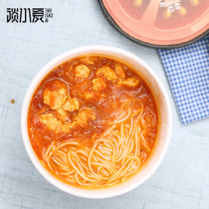 谈小爱6桶装番茄鸡蛋面
