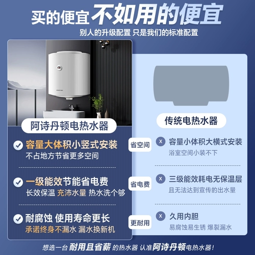 Электрический водонагреватель Ashidanton для старой субсидии для купания.