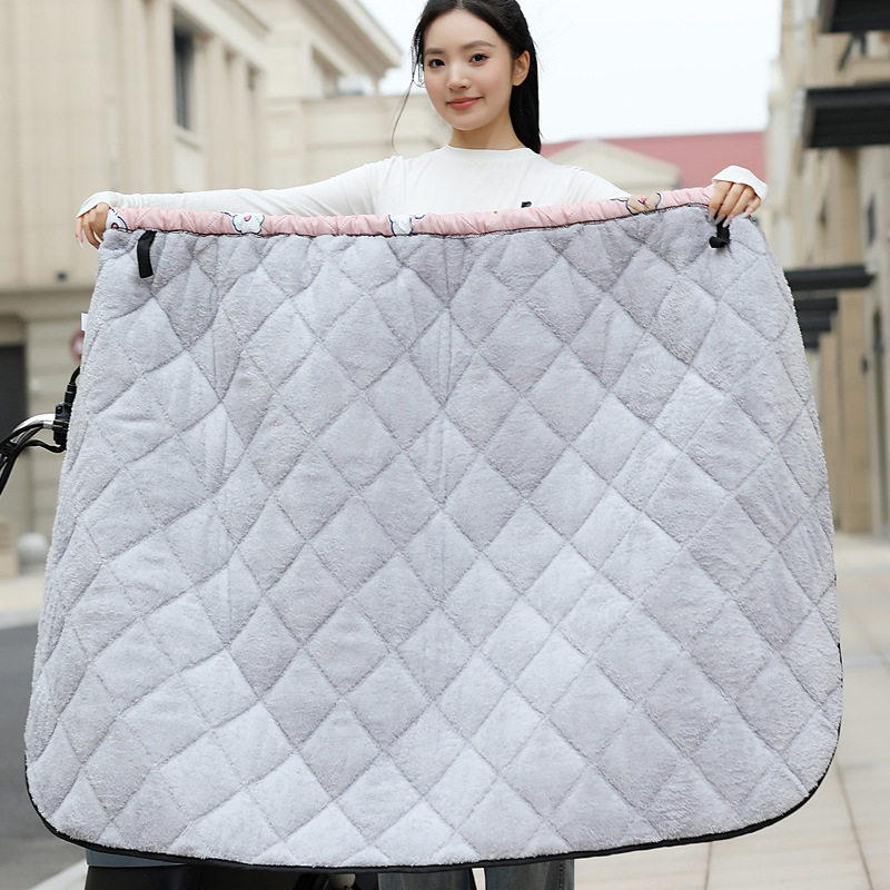 可穿可挂式电动车挡风被冬骑车挡风裙护膝护腿半身裙保暖防寒服,淘宝优惠券,粉丝福利购,淘宝优惠卷