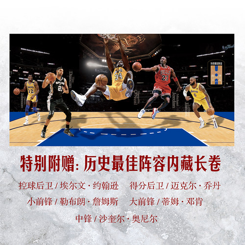 【赠长卷+海报】NBA那些年我们一起追的球星1 全新增补版 乔丹麦迪科比邓肯姚明艾弗森体育球星人物传记nba篮球人物书籍 - 图0