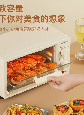 Oven, small double-layer multifunctional electric oven, baki