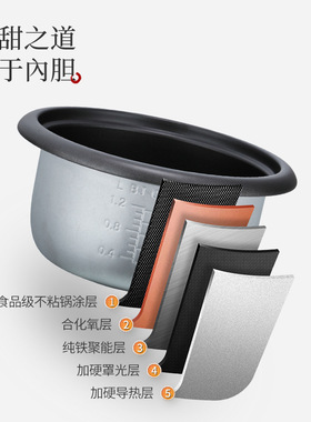 Small rice cooker for 3-6 people, 2l3l4l5l, multi style larg