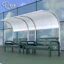 Love th T-ACE tennis court lounge aluminium alloy outdoor sports field casual seats with backrest benches combination