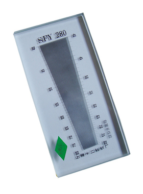 SFY241/264/280/120玻璃经纬织物密度镜筛网布面料密度仪尺纬密镜