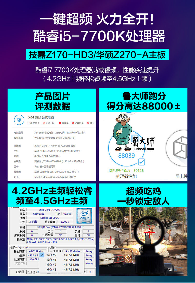 Z170HD3 Z270 A CPU i5 6600K 7600K I7 6700K 7700K z170hd3-z270-a-cpu-i5-6600k-7600k-i7-6700k-7700k