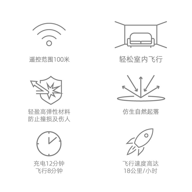 法国metafly遥控智能仿生鸟飞行器BionicBird扑翼昆虫无人机儿童黑科技玩具男孩礼物户外迷你蜻蜓航模机器人 - 图3