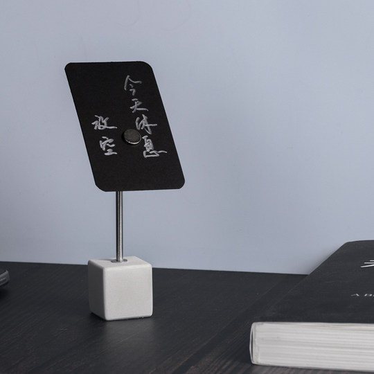 Photo folder vertical desktop card holder note message holder